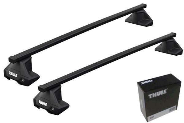 Thule Dachträger Set Evo Clamp mit SquareBar und Montagekit 7105 7124 5432